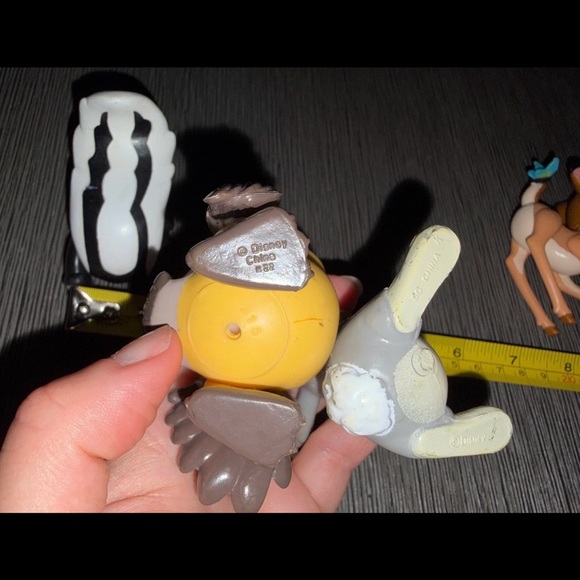 Vintage Disney Bambi plastic figurines, Bambi Flower Thumper Owl - Picture 4 of 4